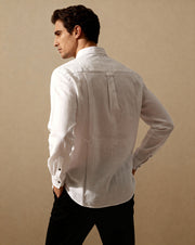 Arrowknight white cotton shirt- back view